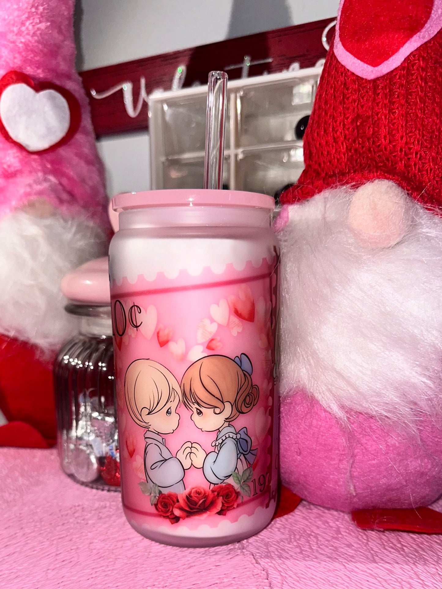 Precious Moment 16oz Glass cup