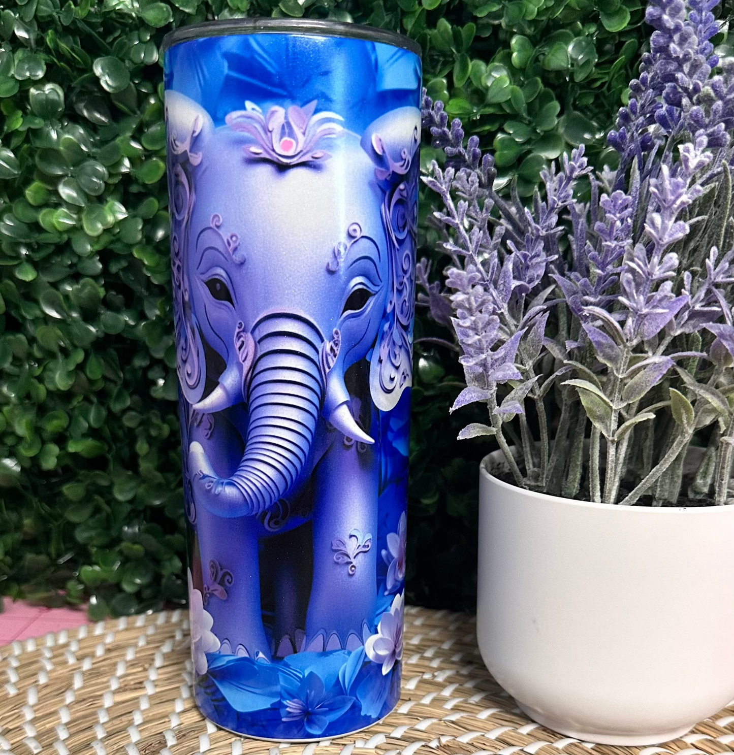 Elephant 3D 20oz Tumbler